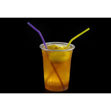 Clear Disposable Plastic Juice Pet Cup with Lid